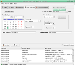 Date and Time panel on Gnome